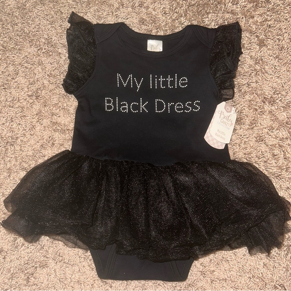 Brand New “My Little Black Dress” Size: 12-18 M